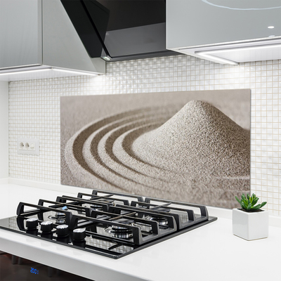 Kitchen Splashback Sand art grey