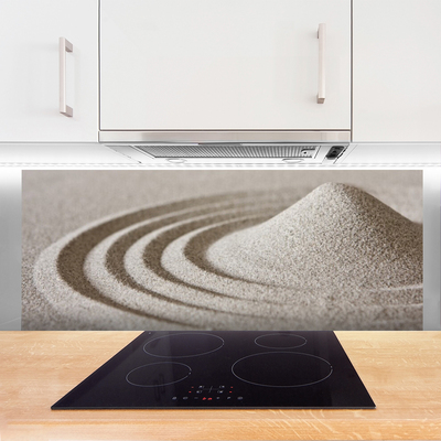 Kitchen Splashback Sand art grey