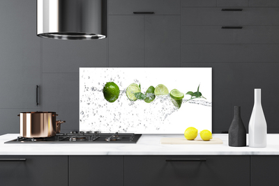 Kitchen Splashback Lime water kitchen green