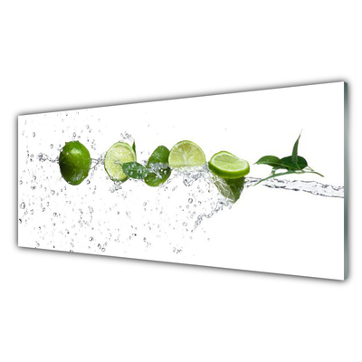 Kitchen Splashback Lime water kitchen green