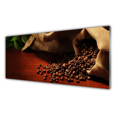 Kitchen Splashback Coffee beans kitchen brown