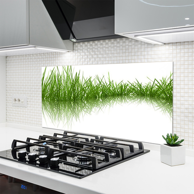 Kitchen Splashback Grass nature green