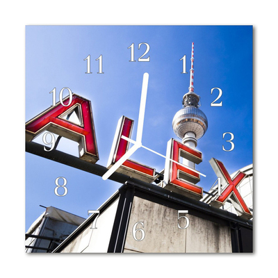 Glass Kitchen Clock Alexanderplatz alexanderplatz multi-coloured