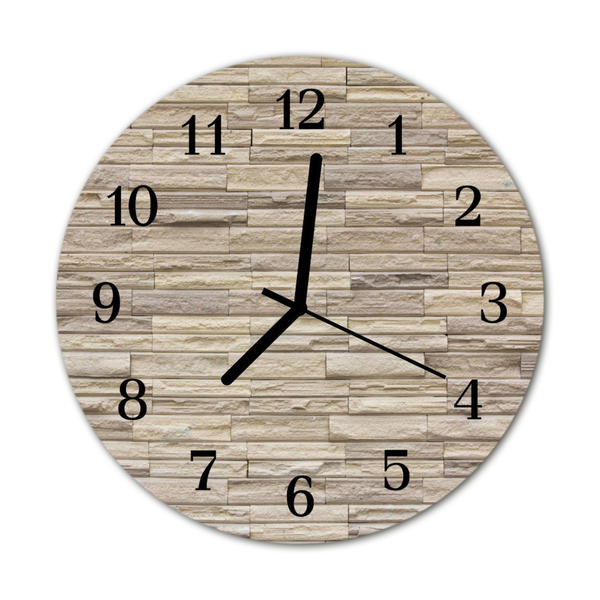 Glass Kitchen Clock Wall architecture grey