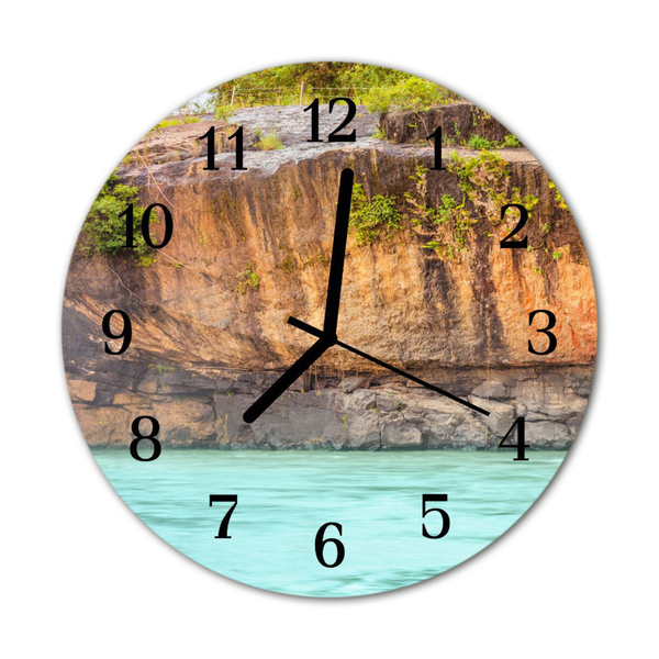 Glass Kitchen Clock Cliff cliff multi-coloured