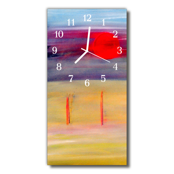 Glass Wall Clock Template