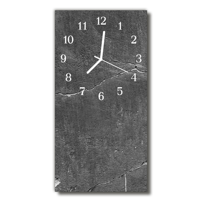 Glass Wall Clock Stone wall