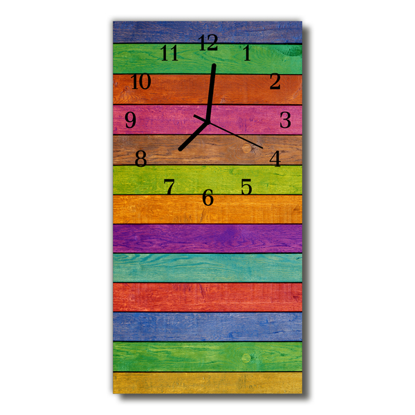 Glass Wall Clock Strip