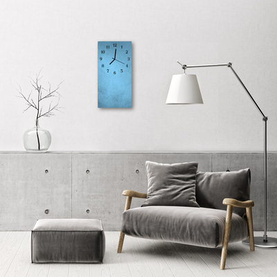 Glass Wall Clock Icy pattern