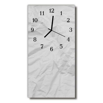 Glass Wall Clock Paper