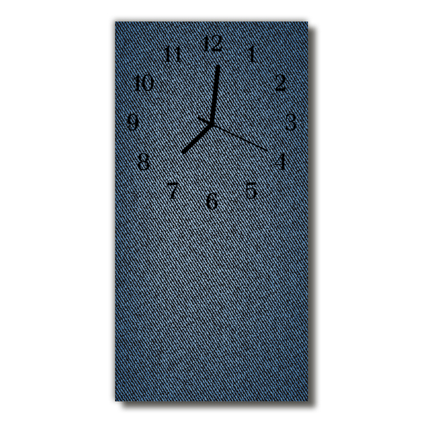 Glass Wall Clock Plastic