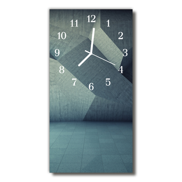 Glass Wall Clock Tile