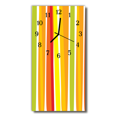 Glass Wall Clock Strip