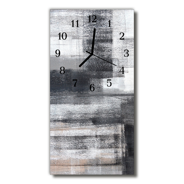 Glass Wall Clock Contrast