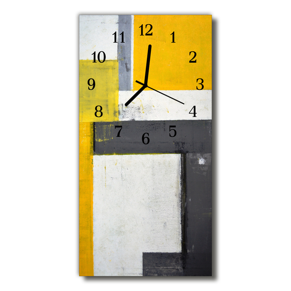 Glass Wall Clock Art