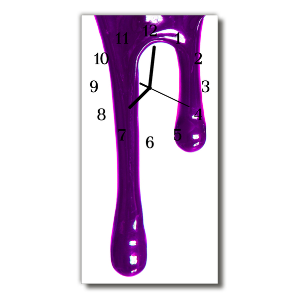 Glass Wall Clock Rafting color