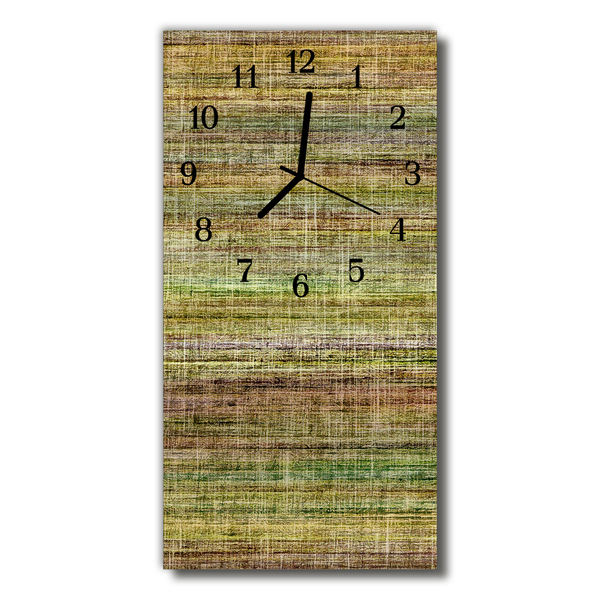 Glass Wall Clock Linen