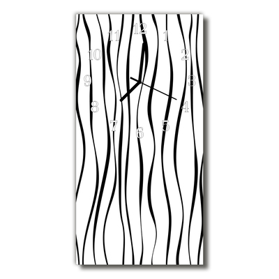 Glass Wall Clock Strip