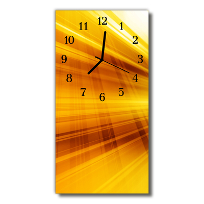 Glass Wall Clock Strip