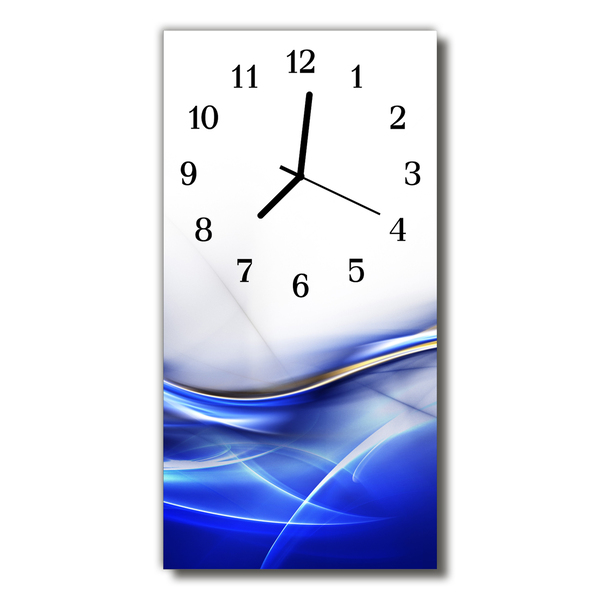 Glass Wall Clock Curve