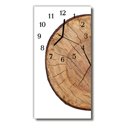 Glass Wall Clock Beamed