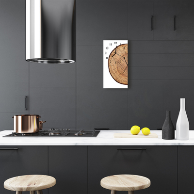 Glass Wall Clock Beamed