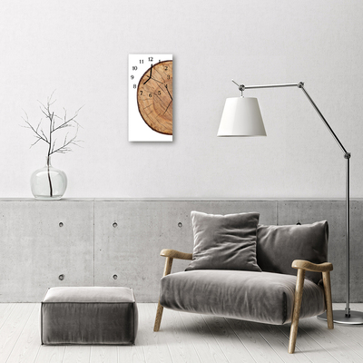 Glass Wall Clock Beamed