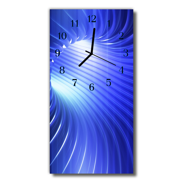 Glass Kitchen Clock Whirl