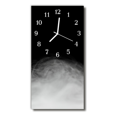 Glass Kitchen Clock Smoke