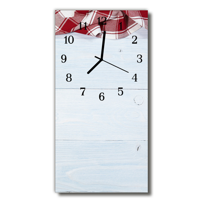 Glass Kitchen Clock Table