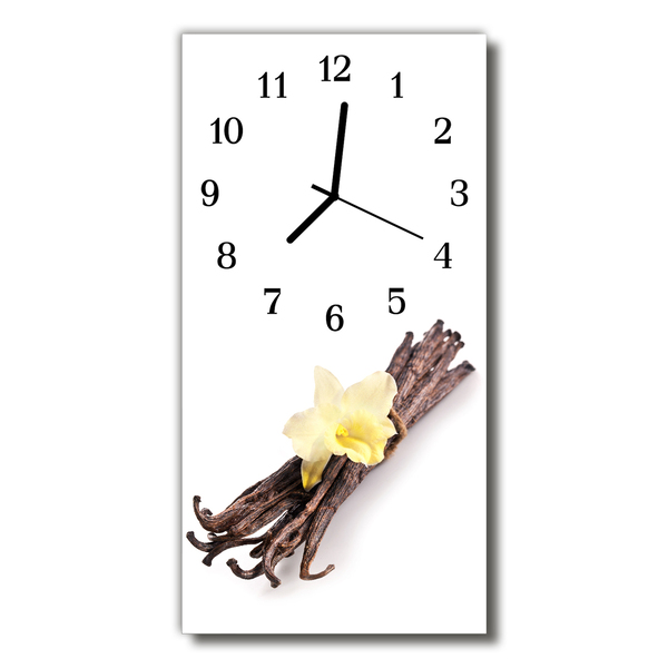 Glass Kitchen Clock Vanilla