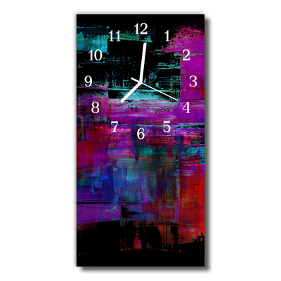 Glass Kitchen Clock Art