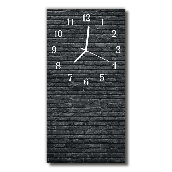 Glass Kitchen Clock Stones