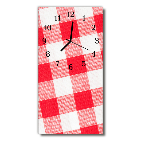 Glass Kitchen Clock Tablecloth