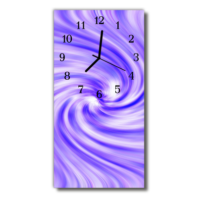 Glass Kitchen Clock Whirl