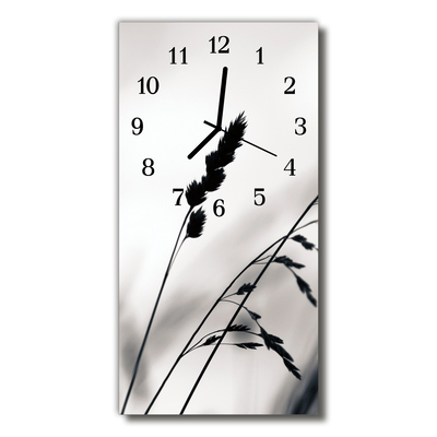 Glass Kitchen Clock Grain