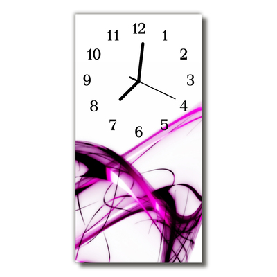 Glass Kitchen Clock Abstraction