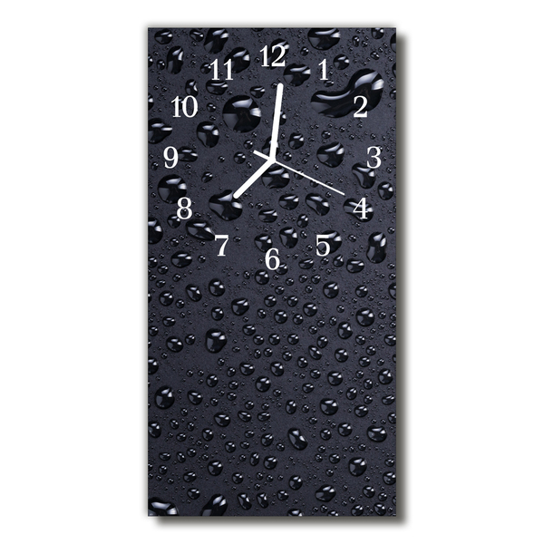 Glass Kitchen Clock Waterdrop