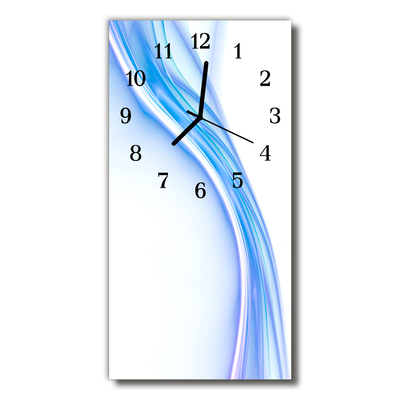 Glass Kitchen Clock Curve