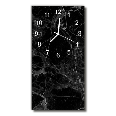 Glass Kitchen Clock Graphite