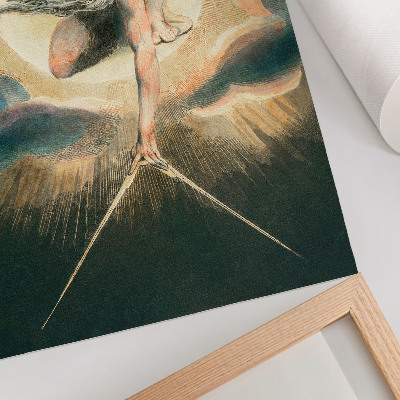 Premium wall art Illustration of an Old Man of the Days Setting a Compass on the Ground (1794)