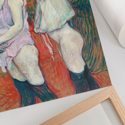 Poster Rue des Moulins (1894) high-resolution painting by Henri de Toulouse-Lautrec