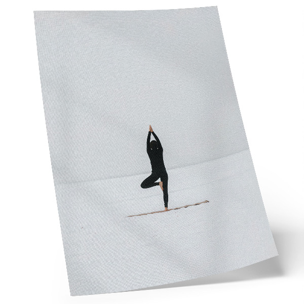 Poster Minimalism figure yoga peace harmony