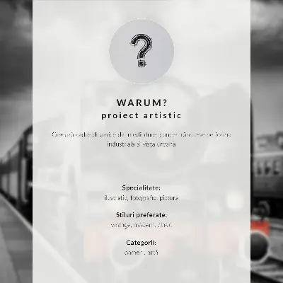 Decorative poster with a powerful and classic black and white steam locomotive