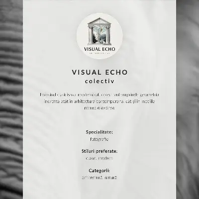 Monochromatic symmetry architecture perspective poster