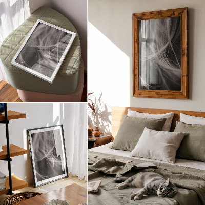 Premium wall art Delicate lines abstract modern style