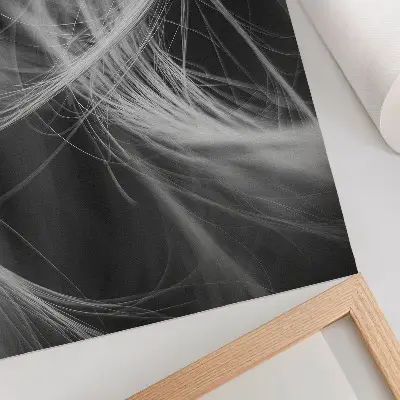 Abstract modern wall art delicate line design