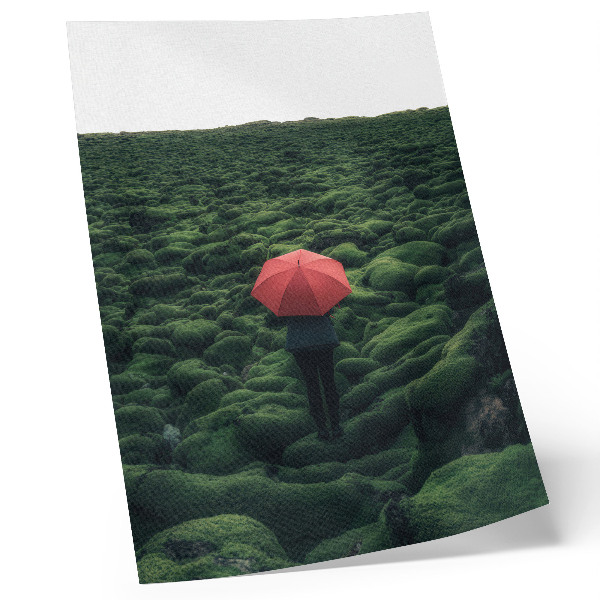 Poster Dominant greenery, peace, mysterious aura, contrast