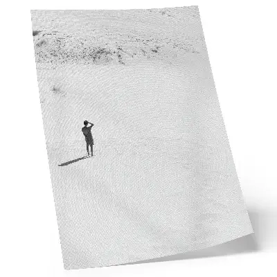 Art print minimalist solitude space peace illustration