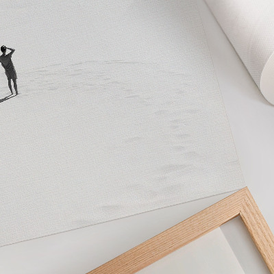 Art print Minimalism solitude space peace.